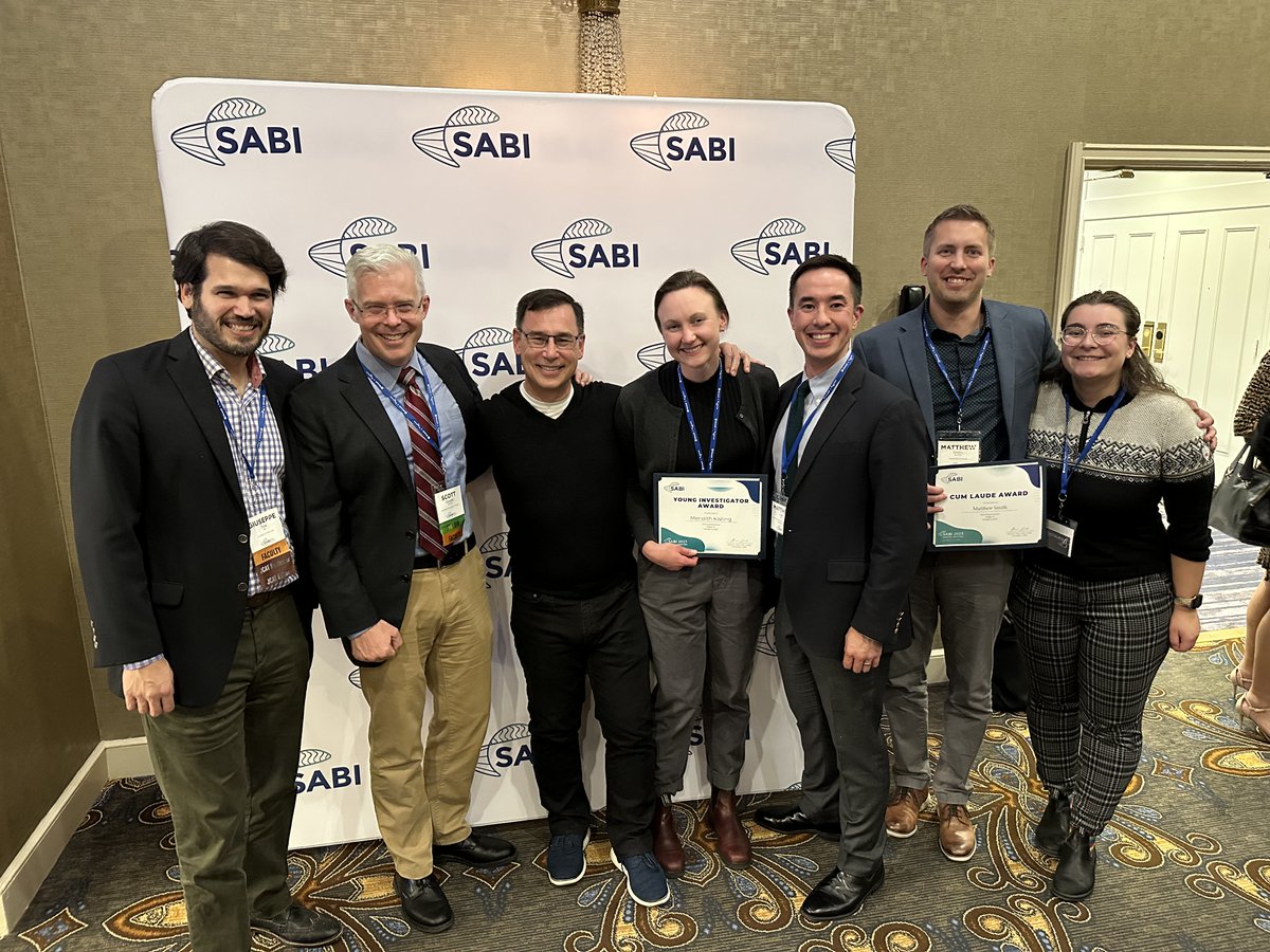 Congratulations to @MattSmithMDPhD, who took home a Cum Laude poster award earlier this month at the Society of Advanced Body Imaging Annual Meeting in Dallas!