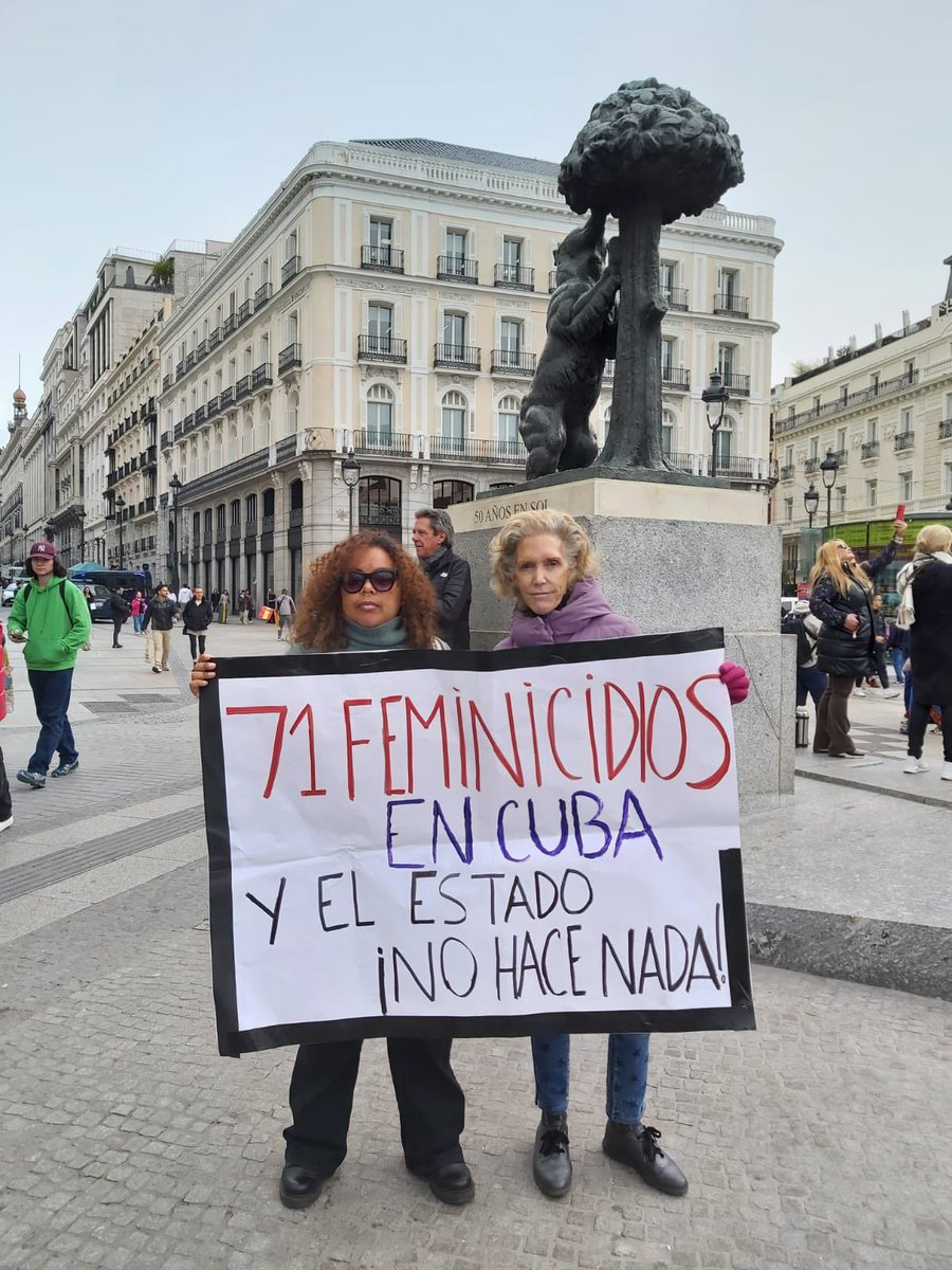 Las mujeres cubanas solicitan solidaridad y pronunciamento público al @IgualdadGob en contra de la #ViolenciaDeGenero y la #violencia política a mujeres en #Cuba.

#OGAT #feminicidios 

@EllLarrinaga @yanelysnu @solveigfont1 @avejuliana_ @menosveinte @Luz_Cuba 

@EamonGilmore