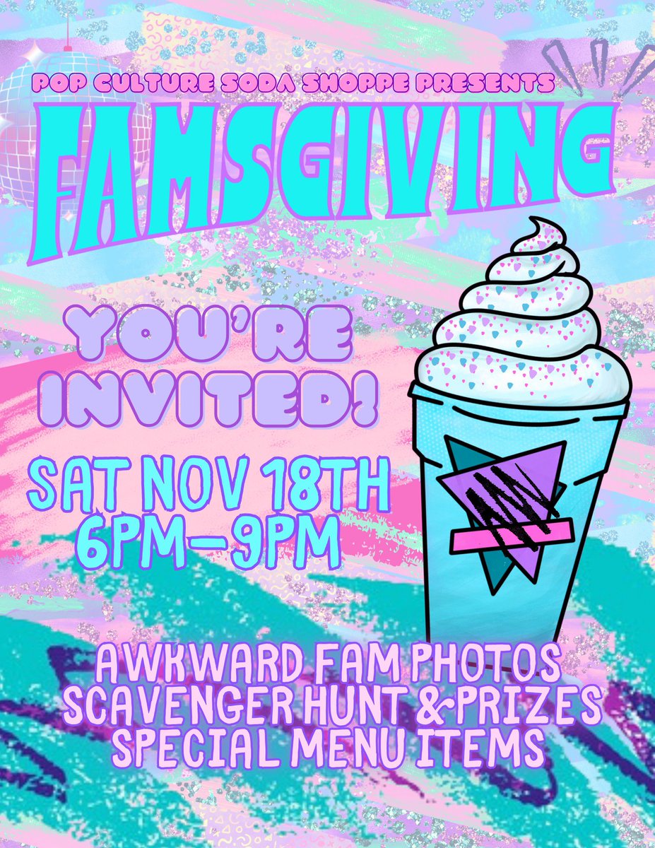 Pop Culture Soda Shoppe💜💗💙 tweet media