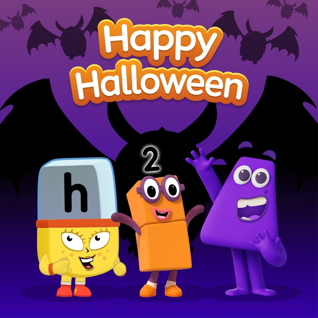 Have a fun-filled Halloween from all your friends at Numberblocks, Colourblocks and Alphablocks!