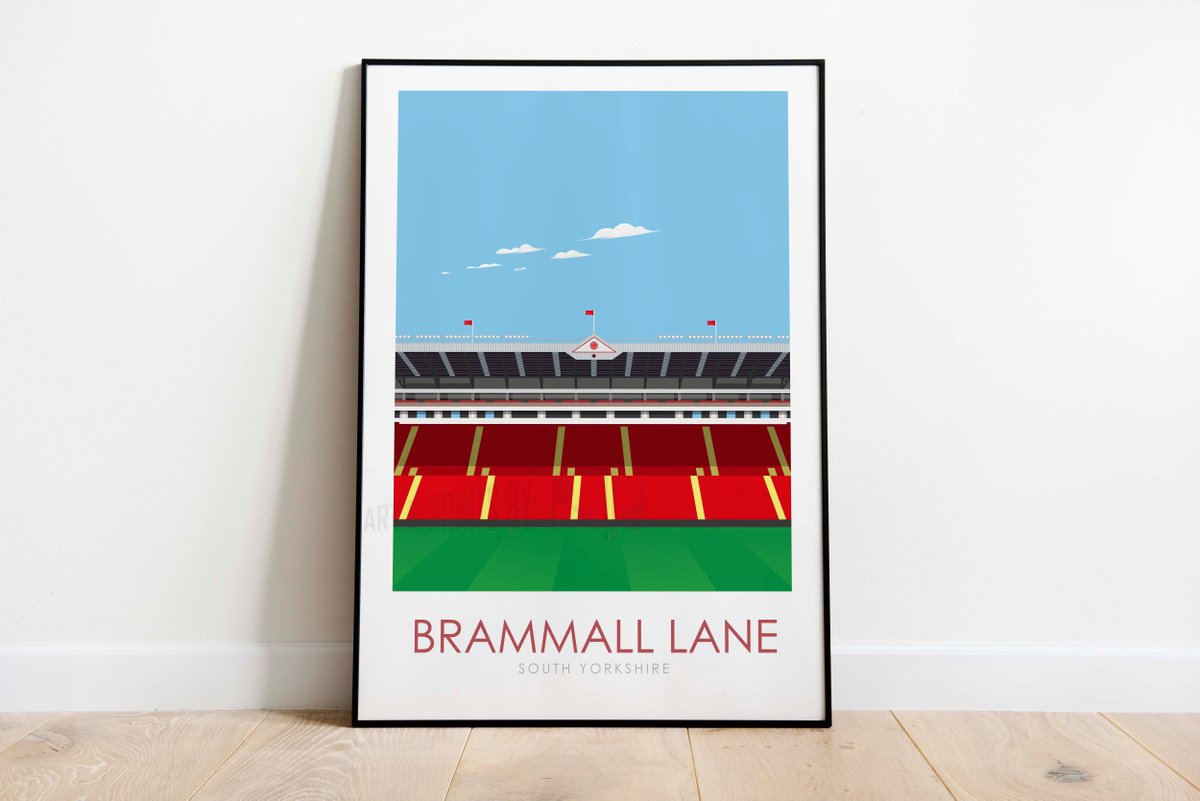 pxlldposterart's tweet photo. A handmade print of Brammall Lane in Sheffield. #handmadeart #noAI #brammalllane #sheffield #football #stadiumart #stadiumartwork #sportprint #footballposter #etsyuk #etsyseller #etsyshop #etsyshopuk #etsystore #etsyartist #etsyart #etsyartists #etsyartprints #etsyartwork https://t.co/8pCetNlwGD