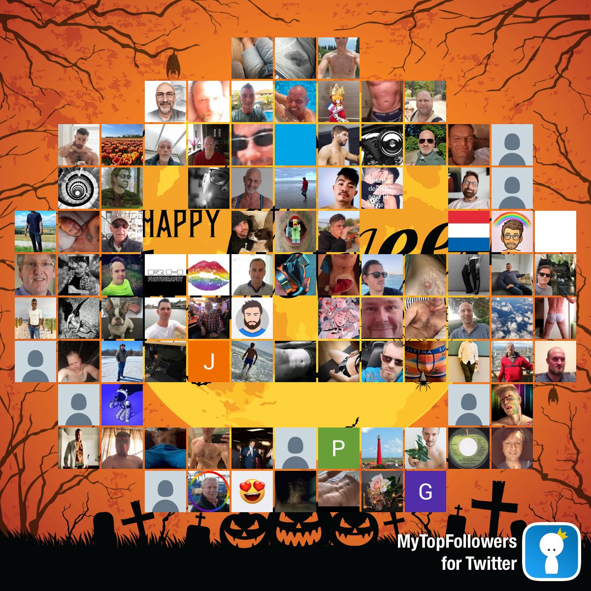Mijn beste geweldige fans #mytopfollowers #Halloween via dixapp.com/mytopfollowers… Retweet als je jezelf ziet <a href="/1968Denhaag/">Drenthenaar</a> <a href="/Geilepiemel151/">Jong_brabant</a> <a href="/JskHtn1968/">Model Joshua</a> <a href="/patbarber20/">🏳️‍🌈🦩Patrick 🦩🇺🇦</a> <a href="/Sander_40/">Sander Wieringa</a> <a href="/PeacockVld/">Ron Pauw - van Dillen</a> <a href="/kappert19/">Hendrik stubbe🏳️‍🌈</a> <a href="/Roeltje4ever/">Michel Hessing</a> <a href="/TomNl7/">Tom.Nl</a> @michielvanleeuw
