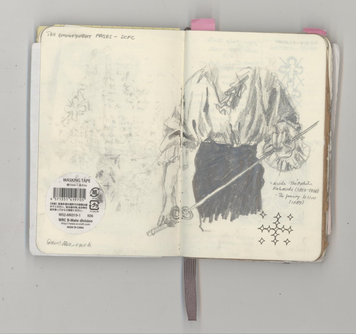 more sketchbook pages for funsies