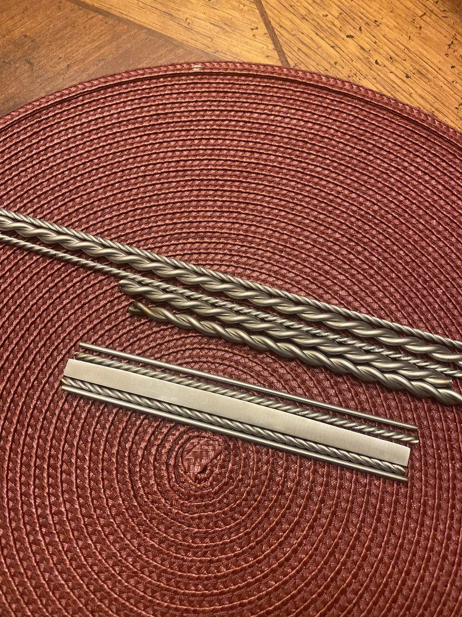 Ben_Varn's tweet photo. How it started vs how it ended. Been wanting to make this cuff bracelet for a while. Gonna try some other designs next. I love making things with my deathbat  @DeathbatsClub https://t.co/JTCkLYNC4c