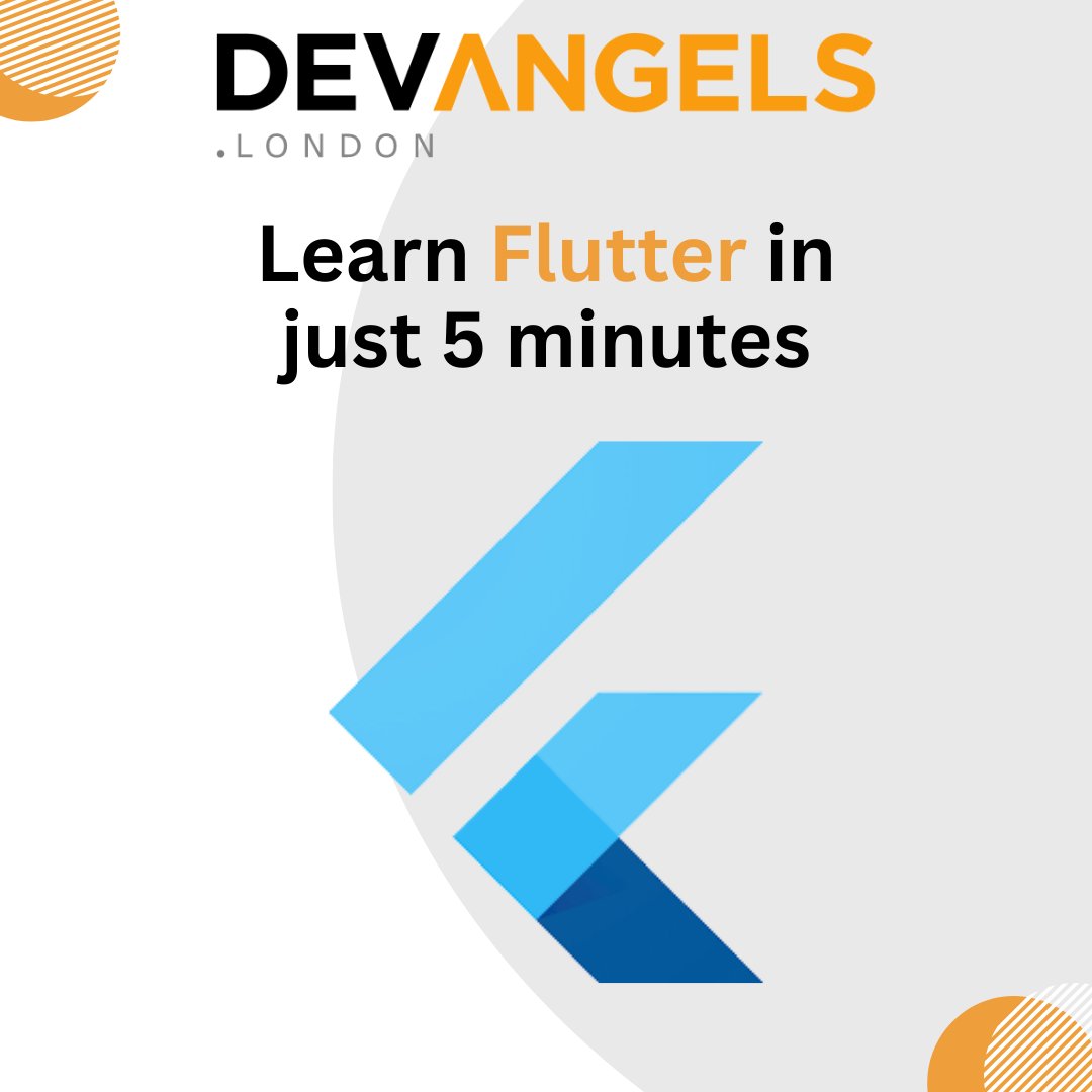 DevAngelsLtd's tweet image. Learn Flutter in 5 minutes!

In the coming weeks, we will be making a series of posts on the technical side of Flutter, including guides, and handy tips and tricks.

Head to our Instagram page for the full post!

#flutterexpert #appdevexpert #appdev #flutter #dart #mobileapp