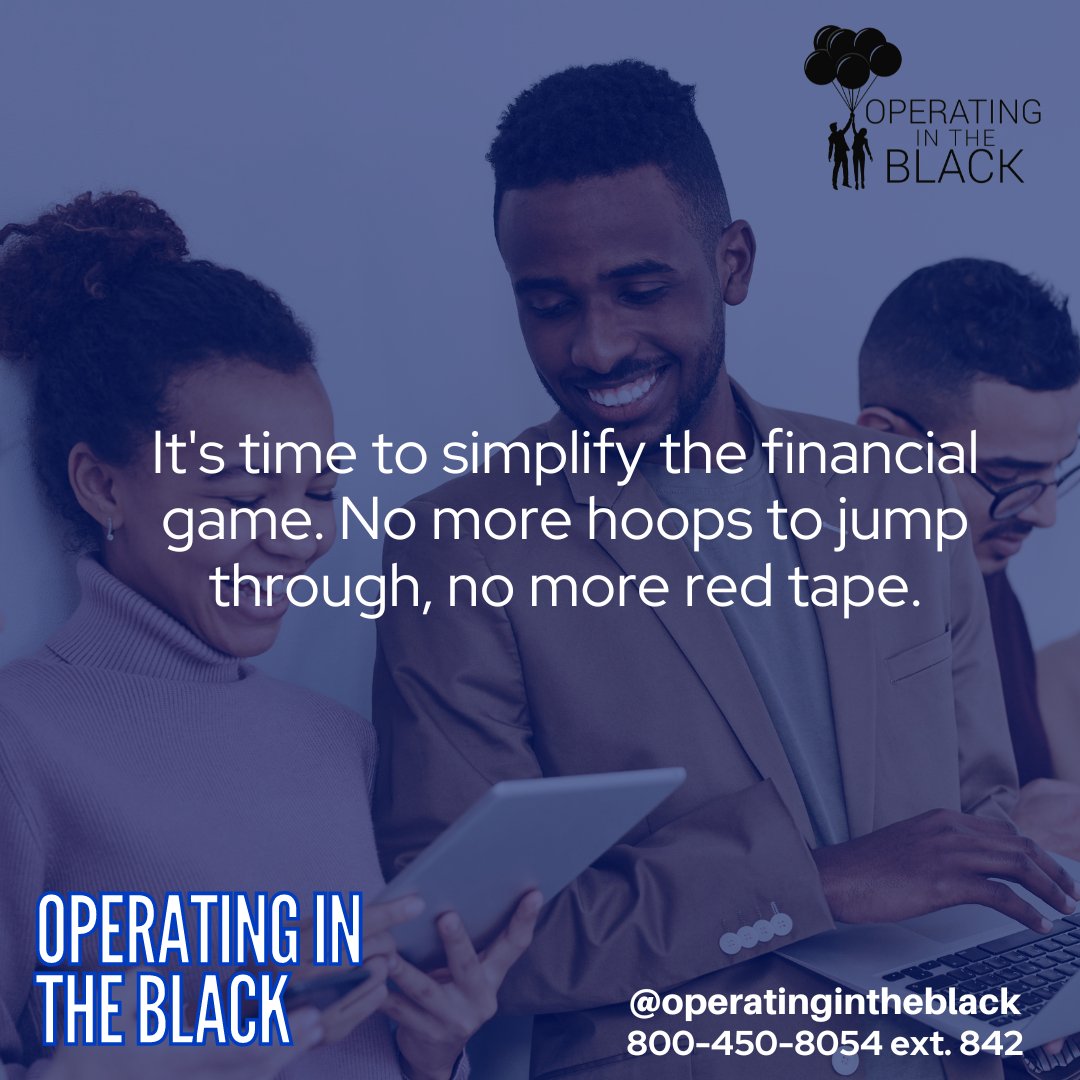 Operating In The Black is your ticket to simplified financing. Say goodbye to complex requirements and hello to financial freedom.

#BusinessFunding #FinancialFreedom #SimplifiedFinance #StreamlinedFinance #MinimalRequirements #EntrepreneurialDreams #OperatingInTheBlack