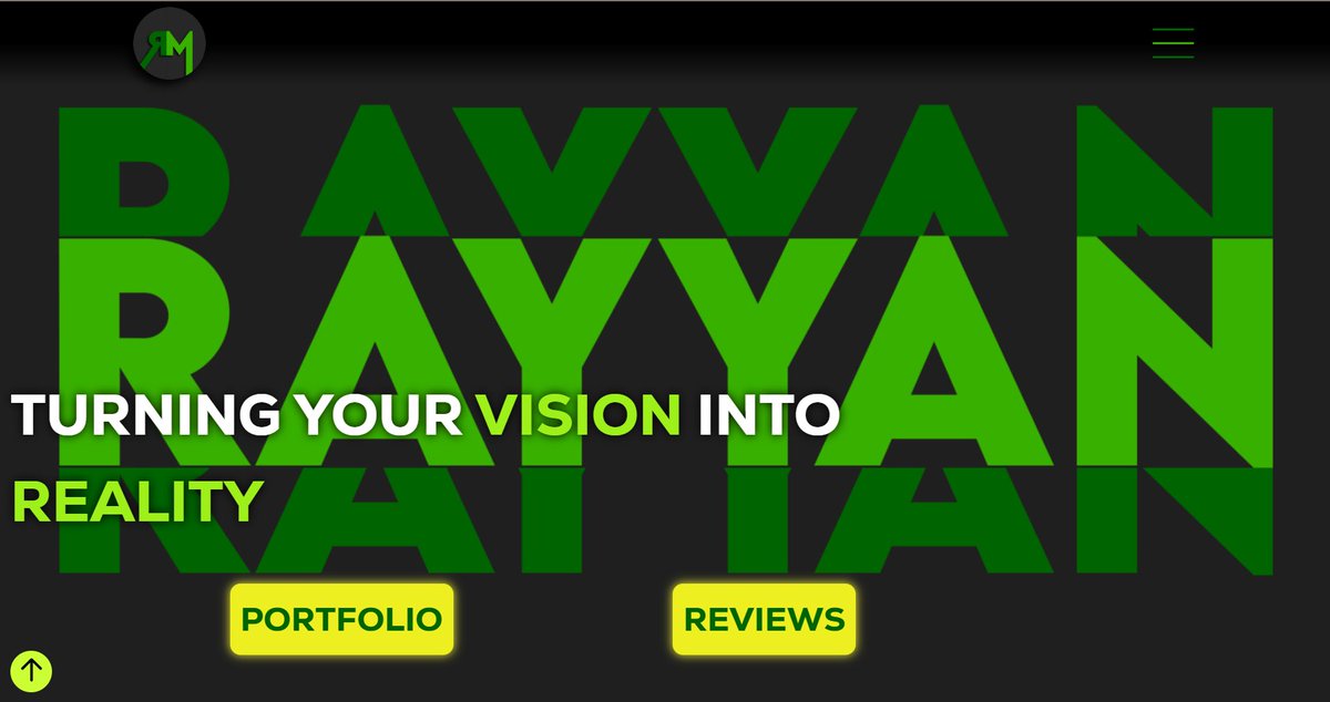 BCarterDesigner's tweet image. Recently finished a portfolio page for @letsgoRayyan. Both really happy with the result, and wish Rayyan the best 💪