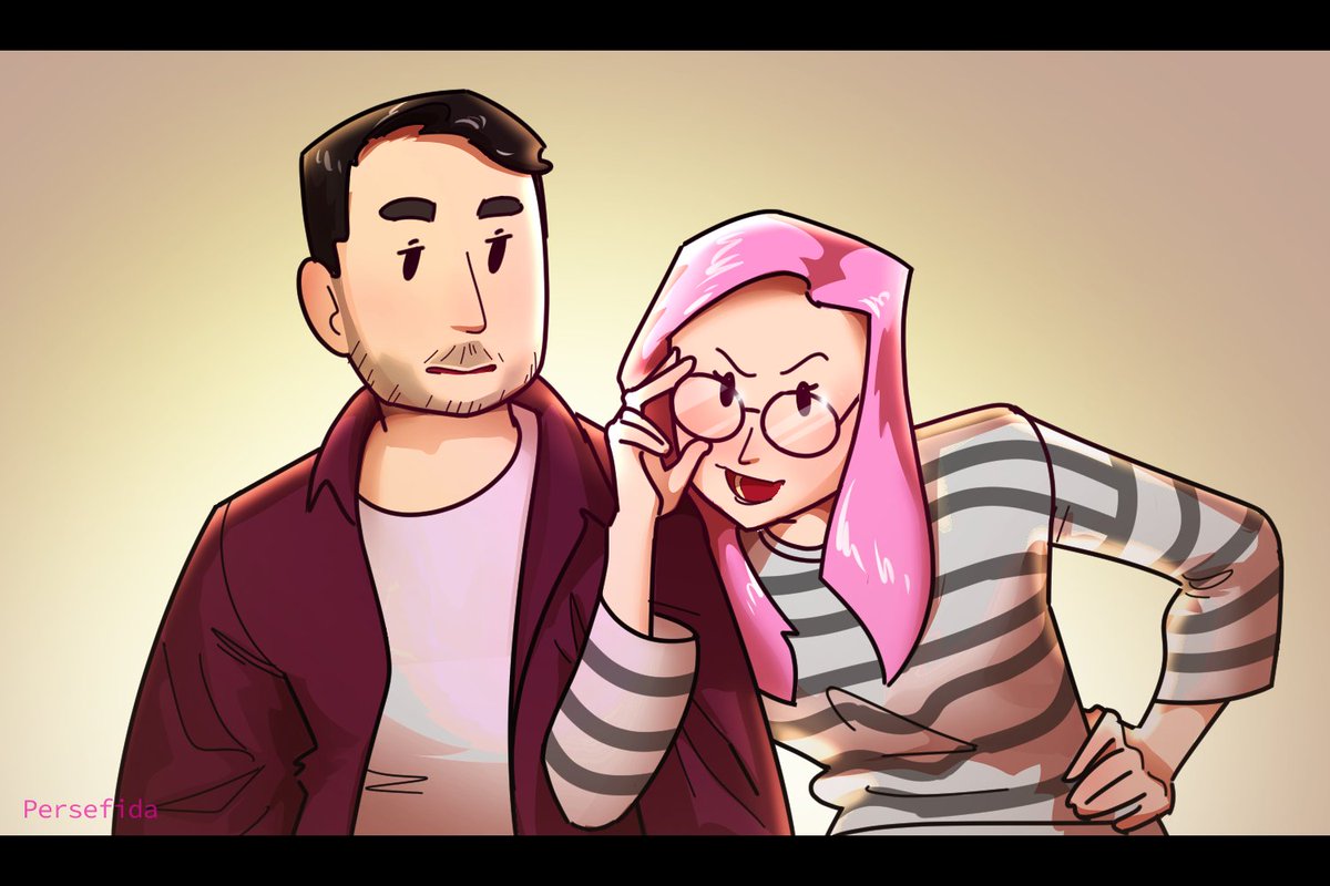 Persefida's tweet photo. My favorite couple c:
And I like watching videos from both of them!
I love that Lizzie makes everything pink and I love Joel's humor.
(original photo⬇️)
#ldshadowladyfanart #smallishbeansfanart #shadowbeans https://t.co/ImfY5fpy9x