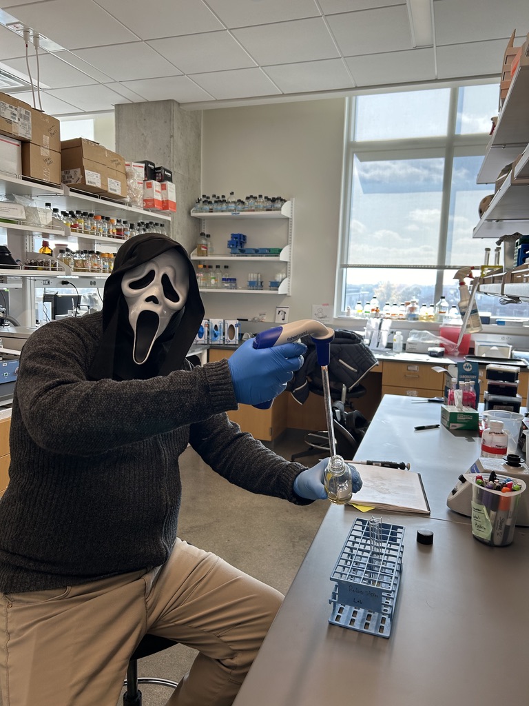 PI in the lab - scary!