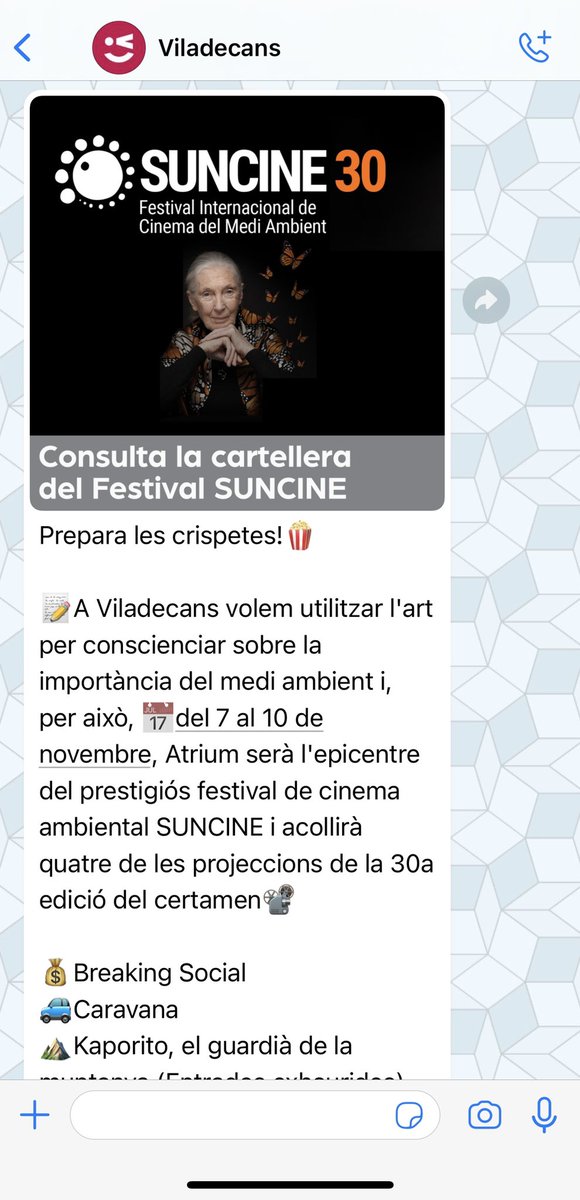 Fins i tot m'havia emocionat…
Que ingènua soc! Fins a les properes eleccions, no toca parlar de cinema.