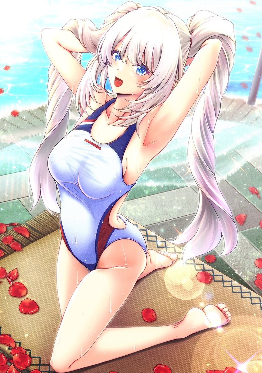 #競泳水着の日 

二次創作でも結構依頼してるのだ
最近はうちの子依頼ばかりだけど 