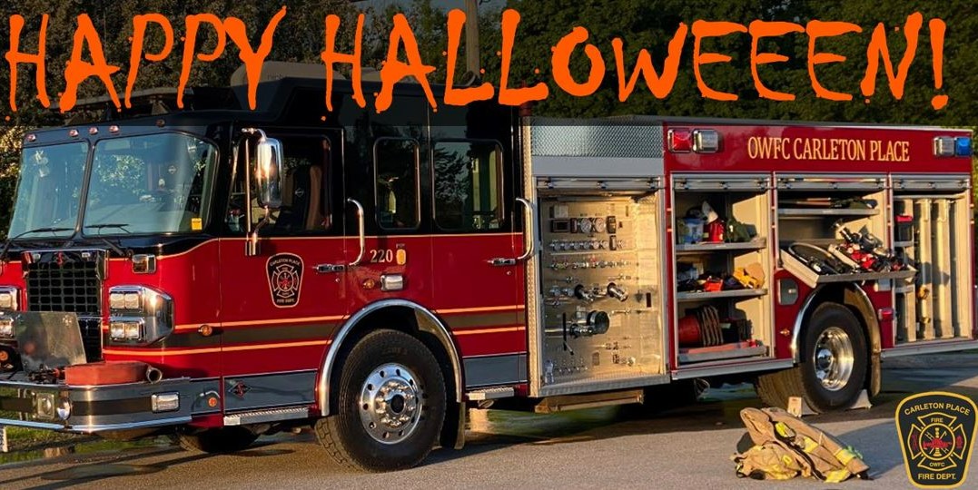 Tonight, during the hours of 6pm-8pm, our firefighters as well as Bylaw Officers will be patrolling the streets to assist anyone in need during trick or treating. If you need any assistance, don’t hesitate to flag someone down. If there is an emergency, please call 911.