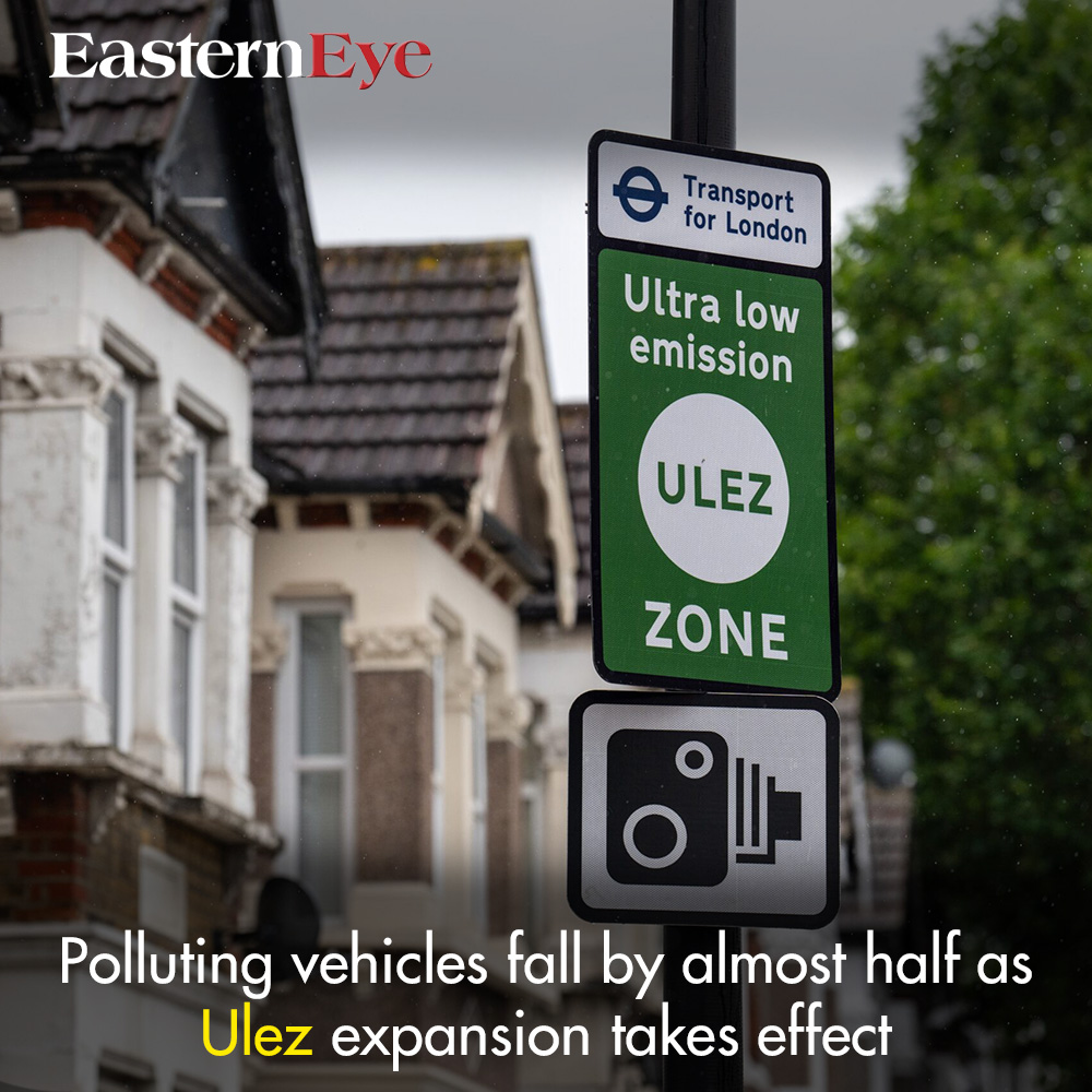 EasternEye's tweet image. Polluting vehicles fall by almost half as Ulez expansion takes effect
Read more-easterneye.biz/polluting-vehi…
#PollutingVehicles #ULEZExpansion #CleanAirInitiative #EnvironmentalImpact #AirQuality #TransportPolicy #SustainableCities #LondonULEZ #GreenTransport #AirPollution