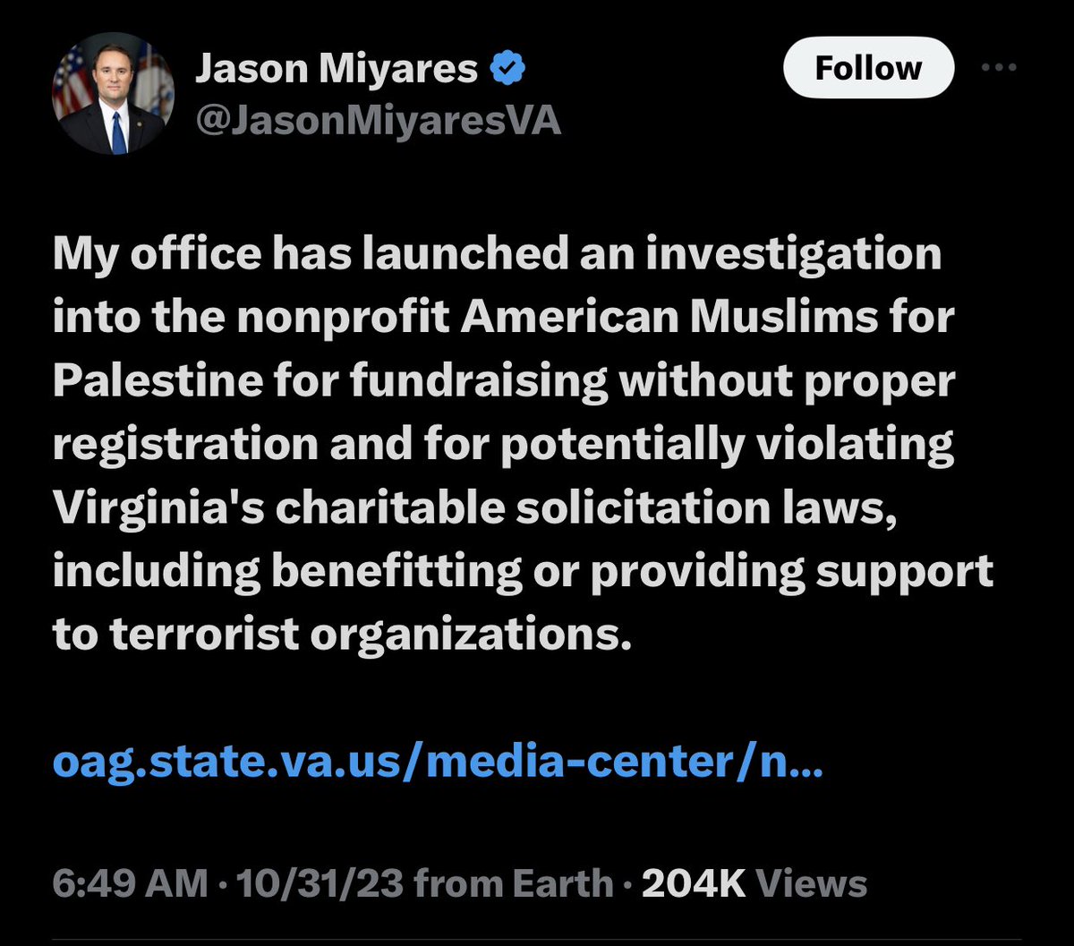 This should be a concern of every single person of conscience in this country.
They’re repeating the post-9/11 playbook, which criminalized and targeted Arab and Muslim institutions throughout the U.S.
