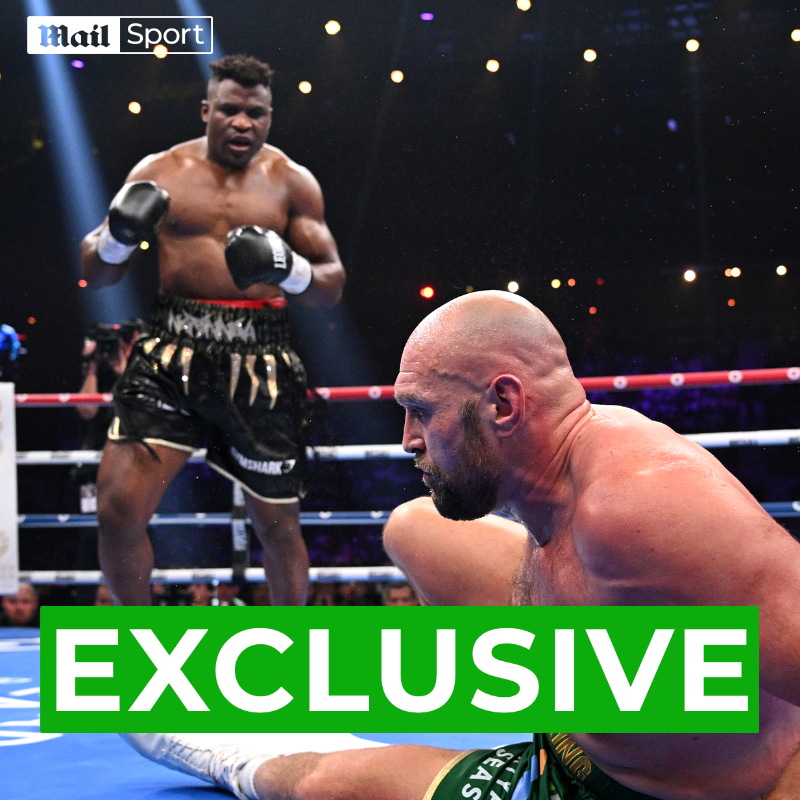 MailSport's tweet photo. EXCLUSIVE 🚨 Dan Hardy claims Francis Ngannou 'absolutely did prove Dana White wrong' with his performance against Tyson Fury

✍️ @AlexMcCarthy88