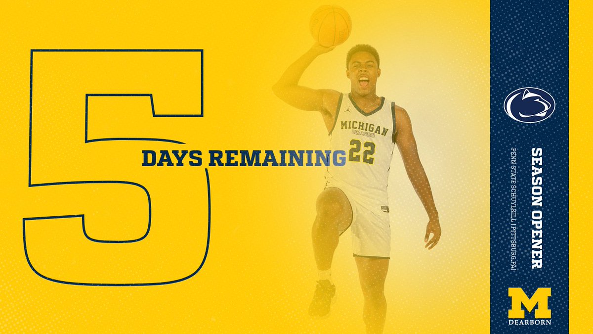 University of Michigan - Dearborn Men's Basketball tweet media