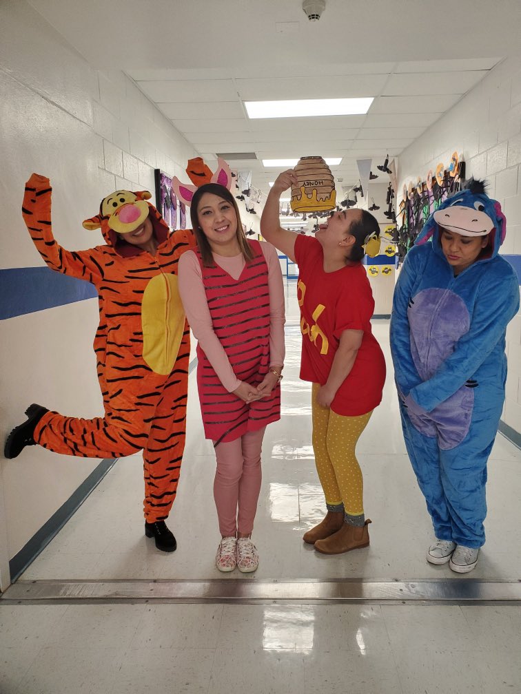 Our grade levels are competing in a Halloween Costume Contest! Please “like” your favorite by 6pm. Most likes wins!