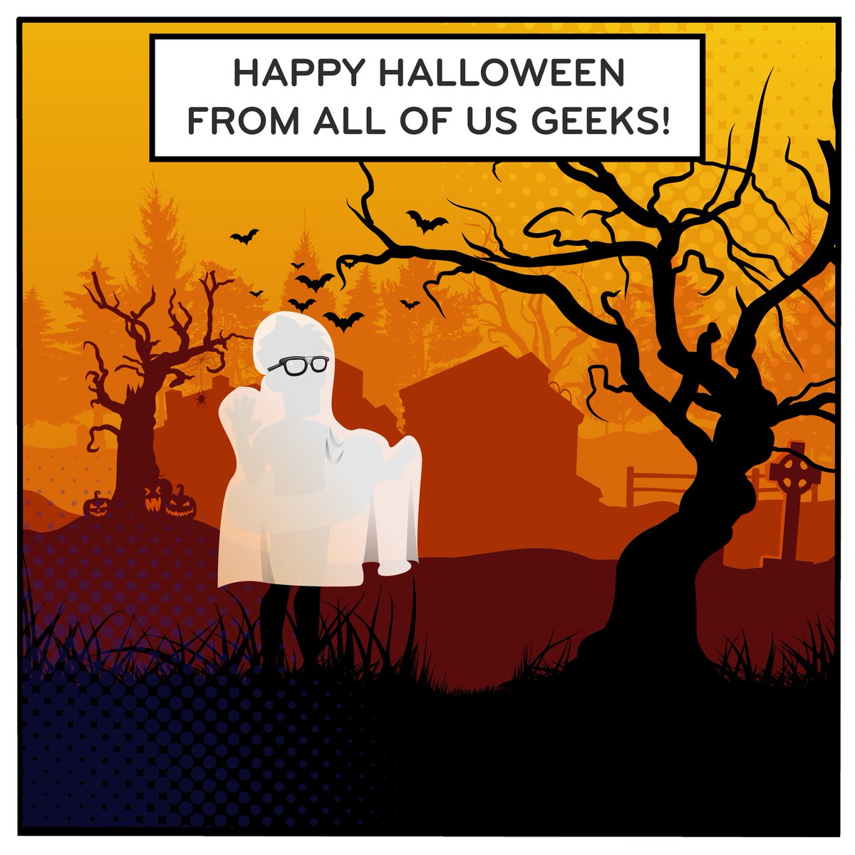 GeeksOnTheBeach's tweet photo. Happy Halloween from our spooky-good web design team! We promise our websites, online marketing, SEO services, graphic design, and social media management are all treats, not tricks.

Wishing you a fun, safe, and super-spooky Halloween. https://t.co/7NzvIQAa6n