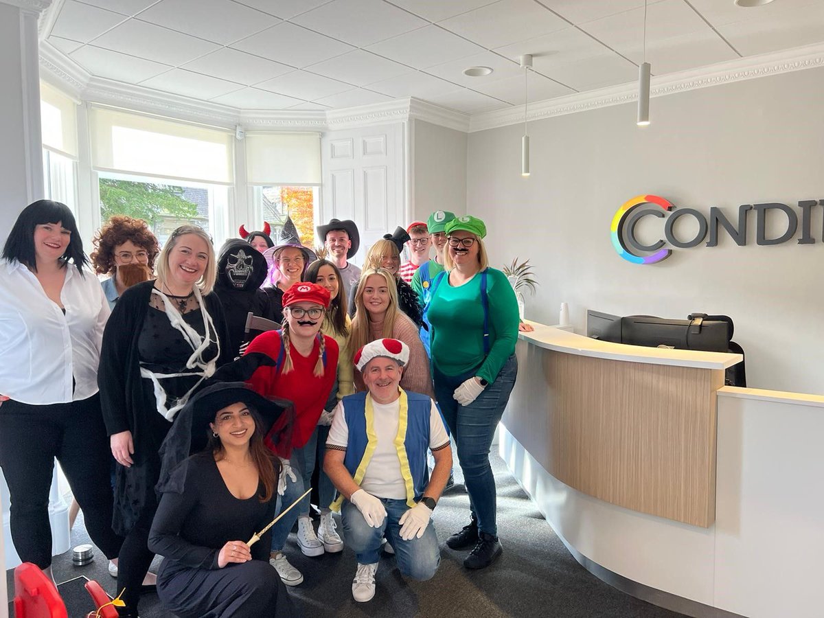 Great effort today from some of the Condies team who dressed up for #halloween 

#teamcondie #dunfermline #dundee #accounts #comejoinus
