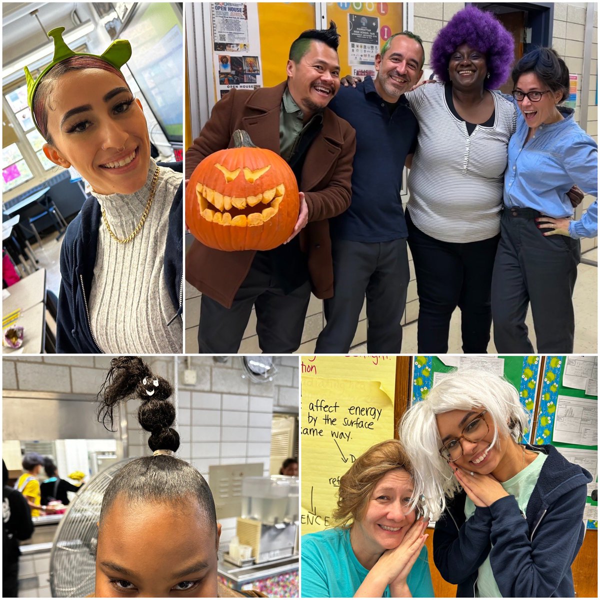 UNMSRocks's tweet photo. Crazy Hair Day Part Deux! Because being silly keeps us sane… 👻🎃 #unmsStudentCouncil #unmsrocks https://t.co/w3npaVW0Do