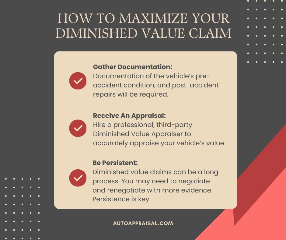 AAGNationwide's tweet image. Maximize Your Diminished Value Claim with These Essential Tips!

Did you know that Auto Appraisal Group offers Diminished Value Appraisals to help maximize your claim? autoappraisal.com/insurance-clai…

#DiminishedValue