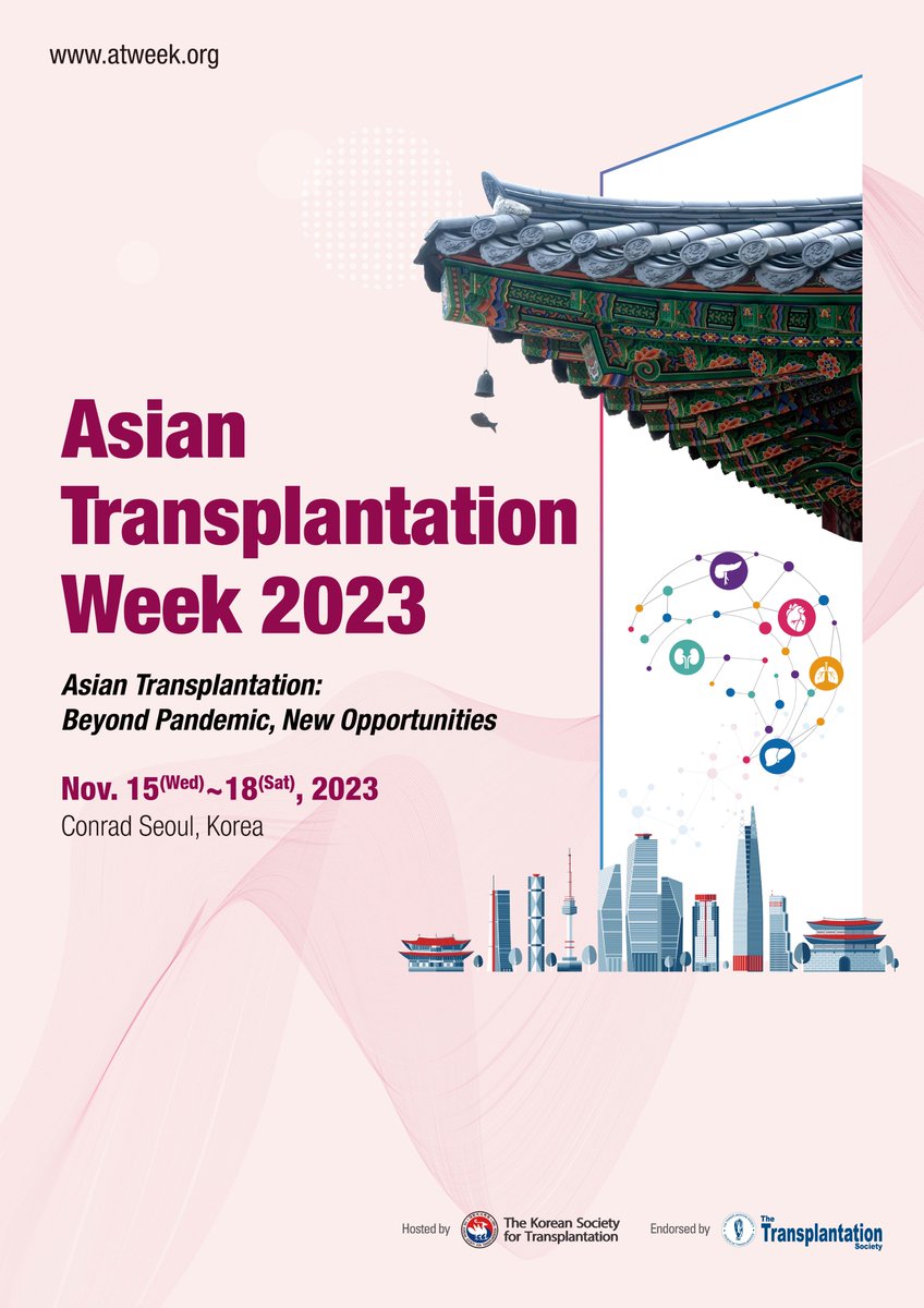 ttsorg's tweet image. Have you registered for Asian Transplantation Week 2023 (#ATW2023)? 🚨 Registration closes Nov. 8 🚨Learn more and register today 👉  atweek.org

@ATWeek2023 #ATW2023 #AsianTransplantationWeek2023 #ATW