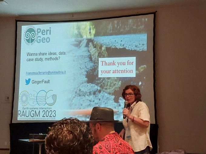 alemariamichett's tweet photo. @GingerFault @PLacanNeotec @OllinIGCP669 @Perigeo_Ins @magma_vb @PLacanNeotec @Uni_Insubria #RAUGM . and @GingerFault talking about needs and seeds https://t.co/6dcB50UpN2