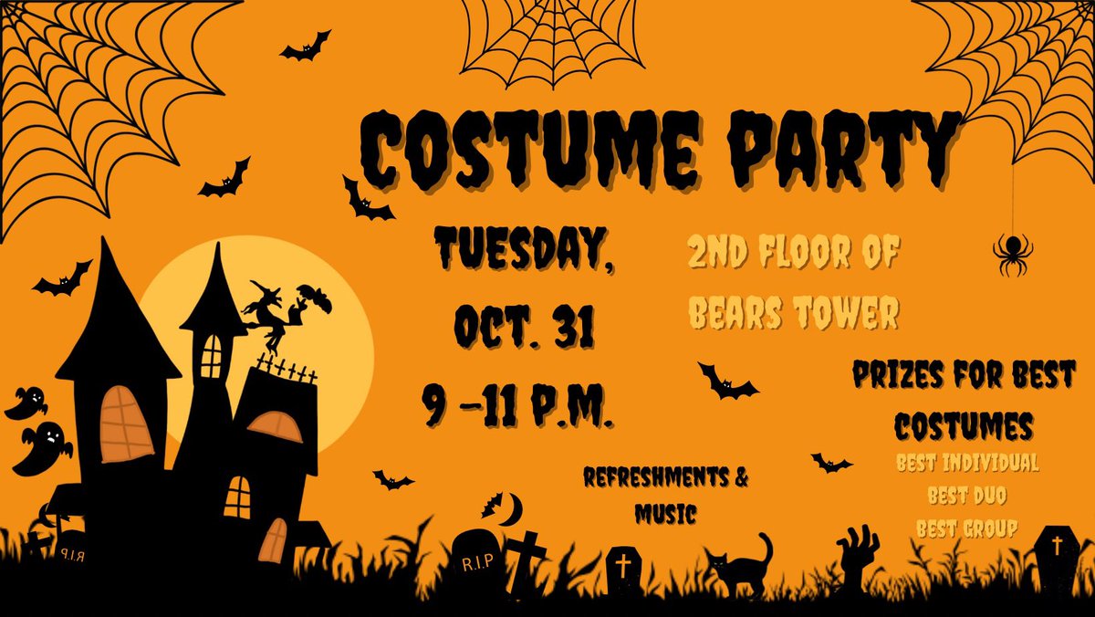 👻COSTUME PARTY TONIGHT! 🎃

want to win one of these baskets? come wearing your best costume! 

✨best individual, duo, and group will receive a basket!✨