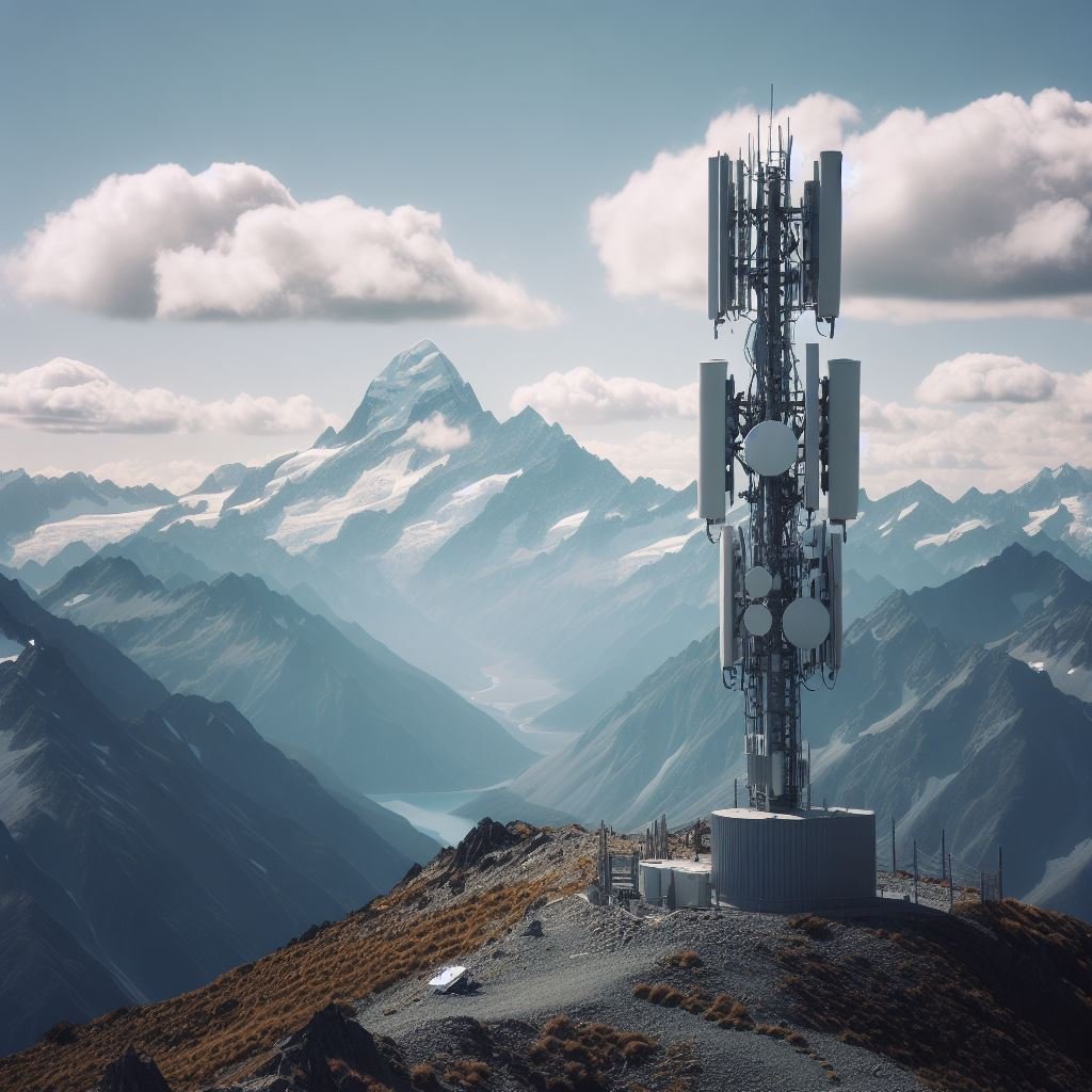 Mount Cook Cell Phone Tower  

#Wireless #CellPhoneTower #MountCook #DALLE3