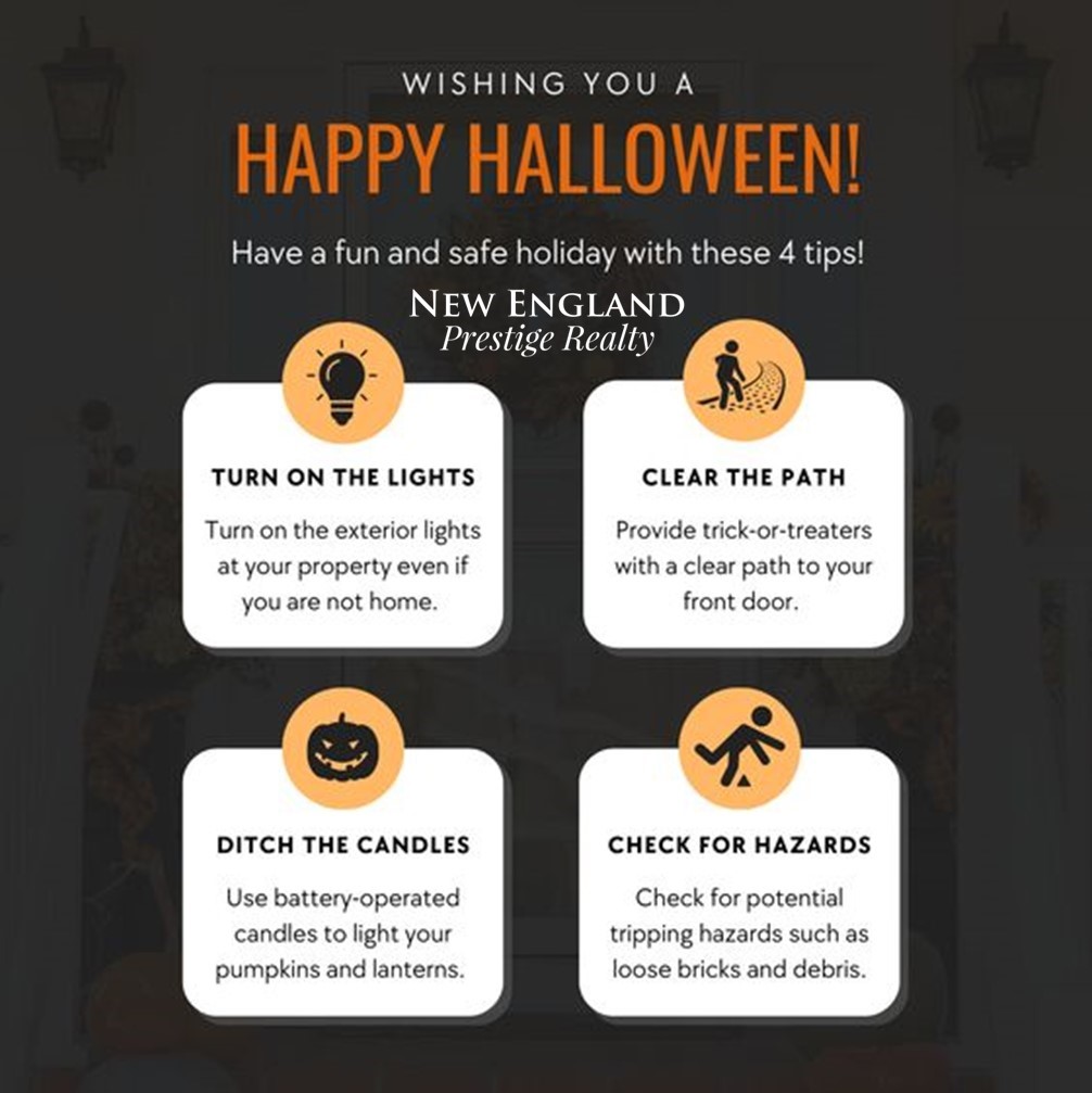 Wishing  you a fun and safe Halloween! 🎃 Before any trick-or-treaters arrive,  be sure to take a look around and make sure your property is ready for  any spooky visitors. 👻