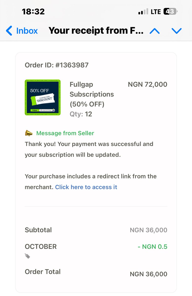babahois's tweet photo. Just got my one year subscription with fullgap for HOIS, big use big and that’s how it’s done.. #fullgap @victorfatanmi I see what you are doing https://t.co/qLmhjlLNDo