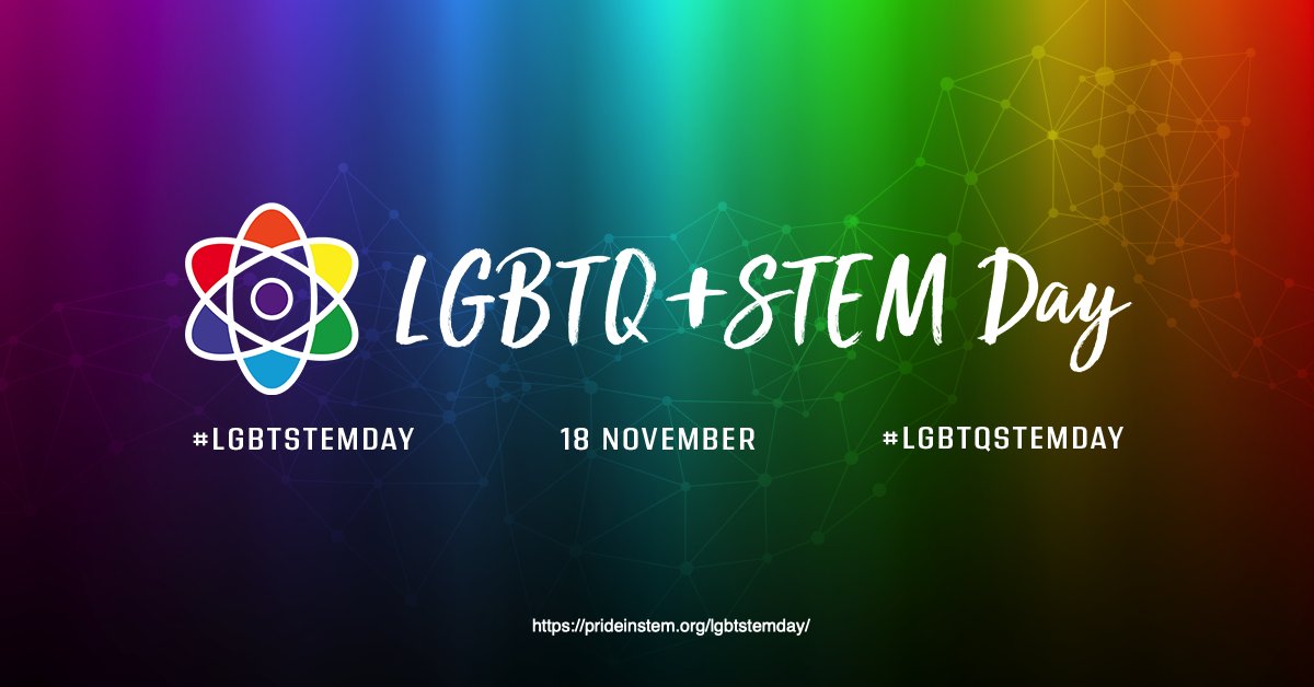 Today is the International Day of LGBTQIA+ People in STEAM. The date is symbolic of the Astronomer and gay activist Frank Kameny’s fight against workplace discrimination. Join us in making an inclusive workplace for all! 

#LGBTstemday #LGBTQstemday
[Posted by LISA DEI Committee]