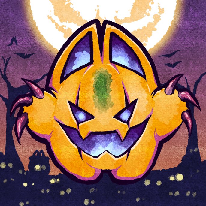 結局ハロウィンに間に合わなかったので過去に描いたハロウィン絵の再掲でお茶を濁すぜ 