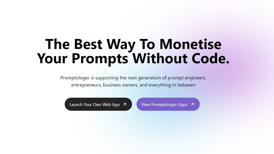 Our new website is up and running! Dive in and see all our featured AI web apps: promptologer.com