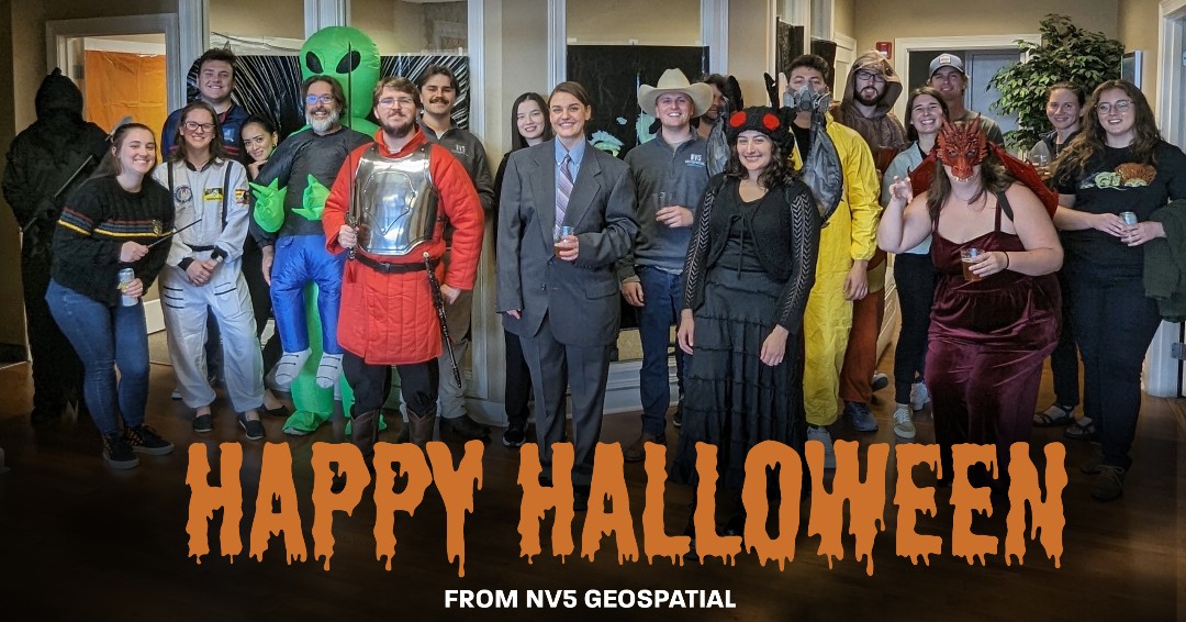 Happy Halloween! The folks at our Lexington, KY, office had a great time dressing up last week. We hope everyone has a safe and fun holiday! #Halloween #GIS #Geospatial #BeyondEngineering #NV5Geospatial