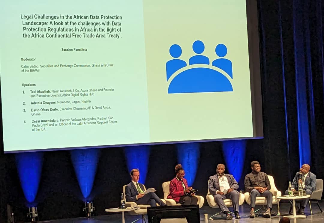 oduadelaw's tweet photo. #Day3 Talking #AfCFTA re: Data Protection Regulations
#IBAevents #IBAParis #Oduade https://t.co/nvDgiGURbd