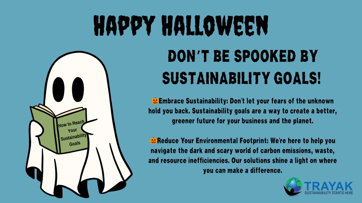At Trayak, we understand that the challenges of embracing sustainability initiatives can be daunting, but it's all about taking that first step. 

So, here's a treat for you this Halloween season: