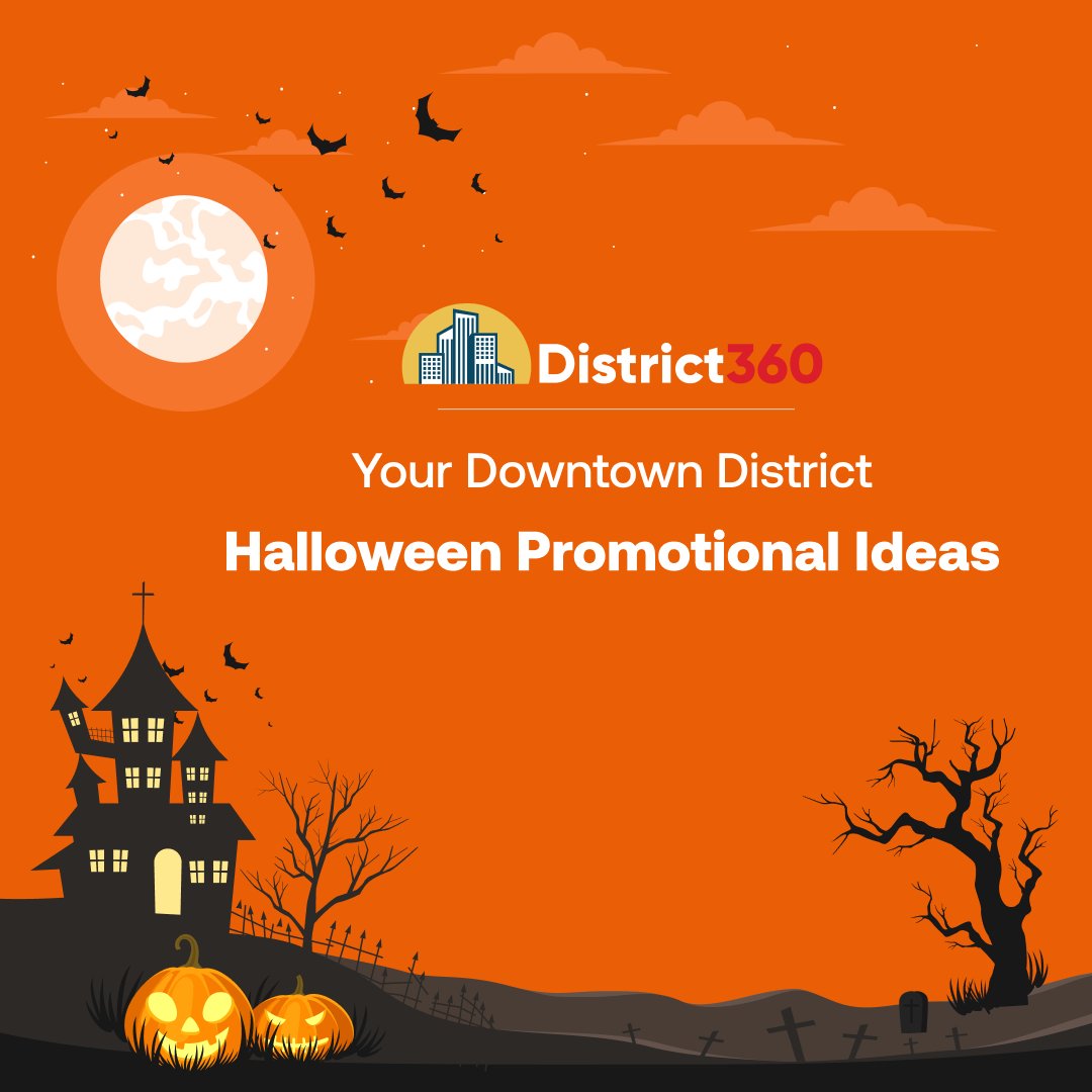 🎃 Happy Halloween, everyone! 🕷️ Get into the spooky spirit and make this Halloween a treat for your downtown district's businesses. Check out our latest blog: district-360.com/downtown-distr…

#HappyHalloween #DowntownDistrict #HalloweenEvents #District360