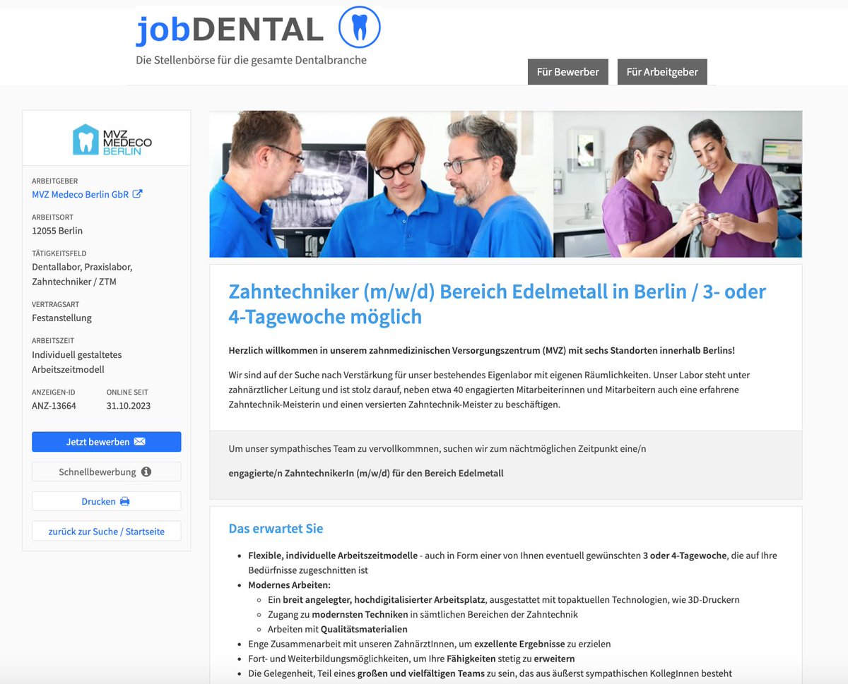 jobDENTAL tweet media
