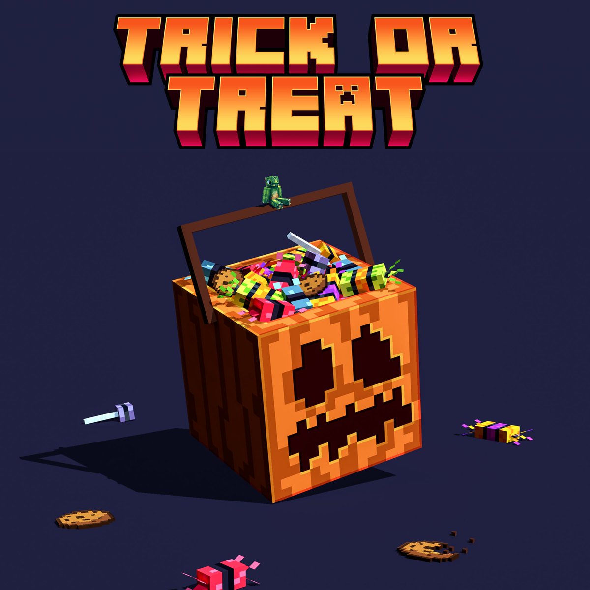 Happy Halloween! 🎃
Don't forget your bags!

#Minecraft