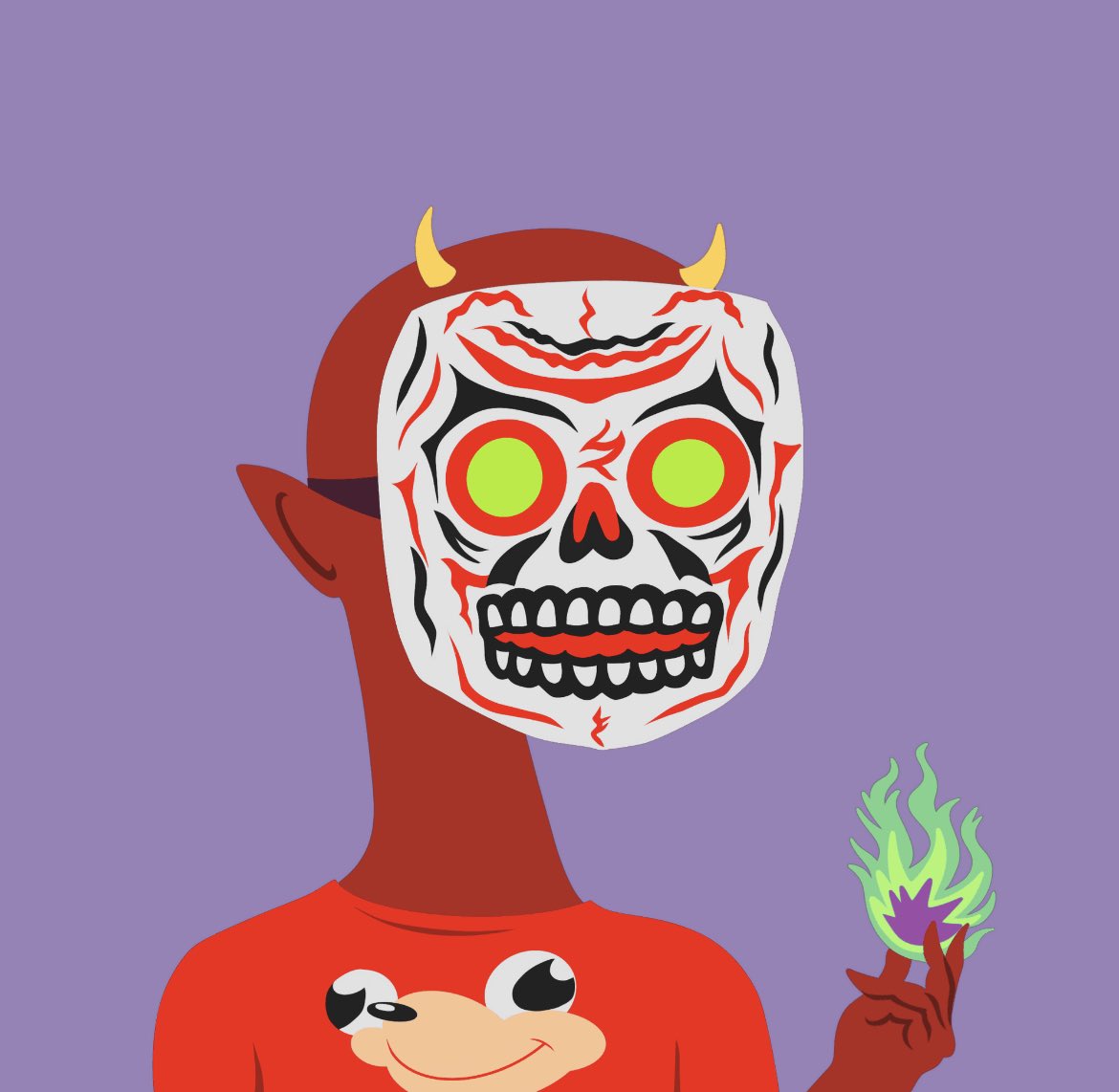 My fave HELLION so far belongs to <a href="/PeymanKarbalai/">PeymanKarbalai$GOD</a> just LOOK at this deranged lil dude 💀 mint yours via:

hellionz.howlerz.io

Happy Halloween, lovelies 💕