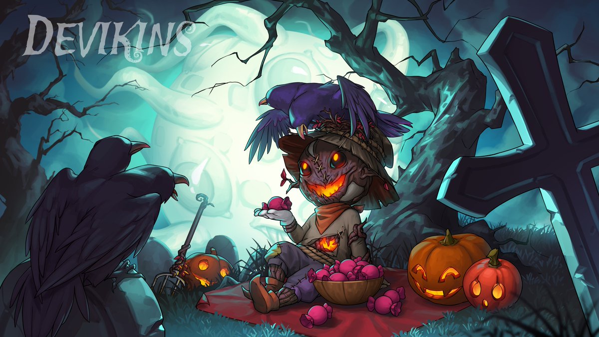 #Halloween is a day every Devikin loves. Maybe it has something to do with all the monsters, or maybe it's just because of all the sweets 🎃

Probably a little bit of both.

Happy Halloween, to all our Devikings and Queens!

#Devikins #Web3Gaming #DeFi
