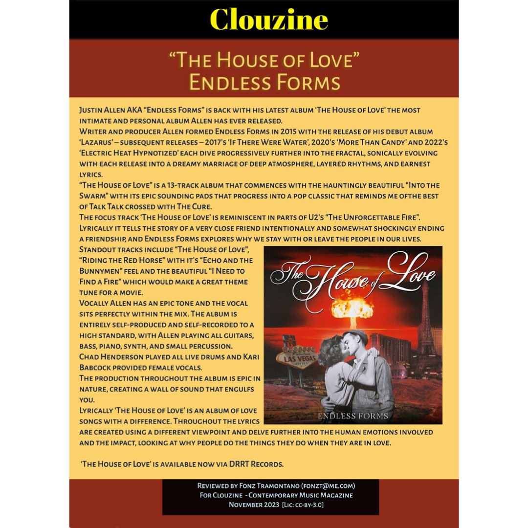 @clouzine #Reviews @_EndlessForms by @FonzTramontano