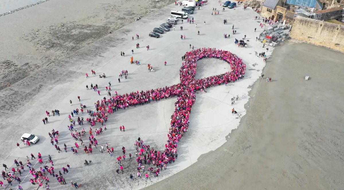 En ce dernier jour d’octobre, partage de photos prises à l’occasion de la marche « Roses en baie » organisée au #MontSaintMichel dans le cadre d’#OctobreRose. 

C’était une première pour le site qui met à profit son rayonnement mondial pour soutenir de belles causes.