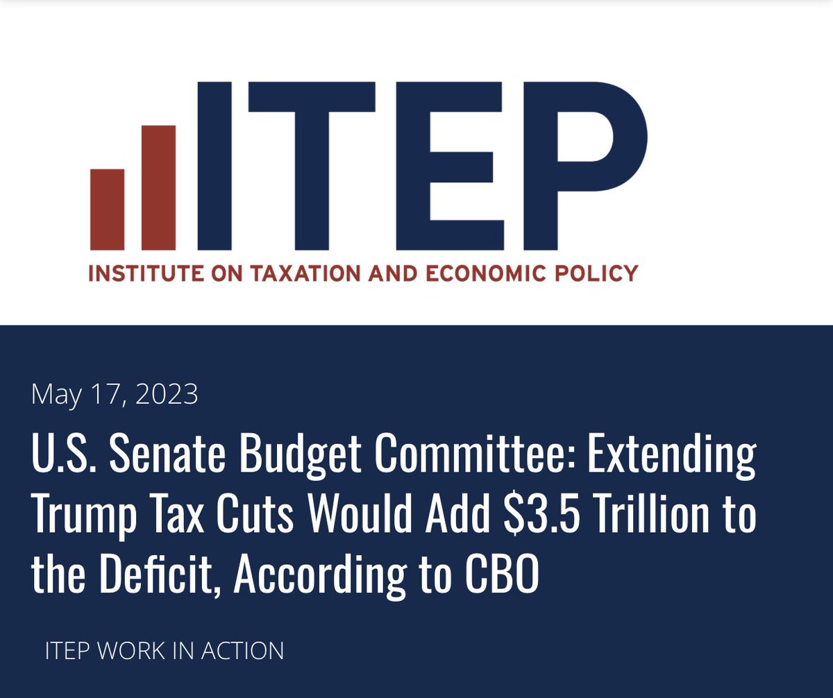 @SenJoniErnst REPEAL THE TRUMP TAX CUTS! #GOPTaxScam itep.org/u-s-senate-bud…