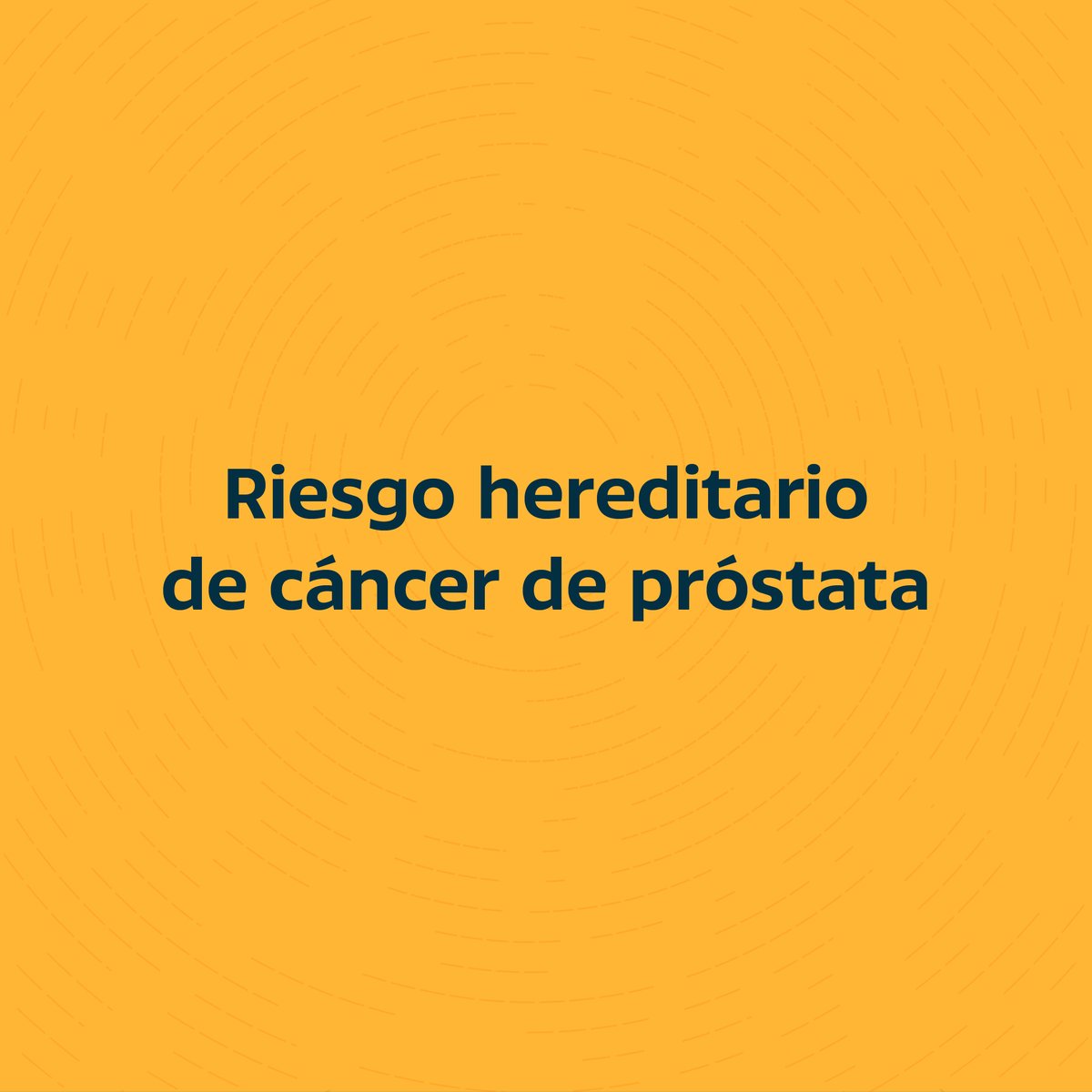 AxionaGenetics's tweet image. ¿Sabía que su riesgo de desarrollar cáncer de próstata puede incrementar si hay antecedentes familiares de la enfermedad?

Contacte a nuestros expertos si desea conocer su riesgo de padecerla.

Línea Axiona +52 55 19 69 4584
.
.
#eligeaxiona #cancerawareness #cancerdeprostata