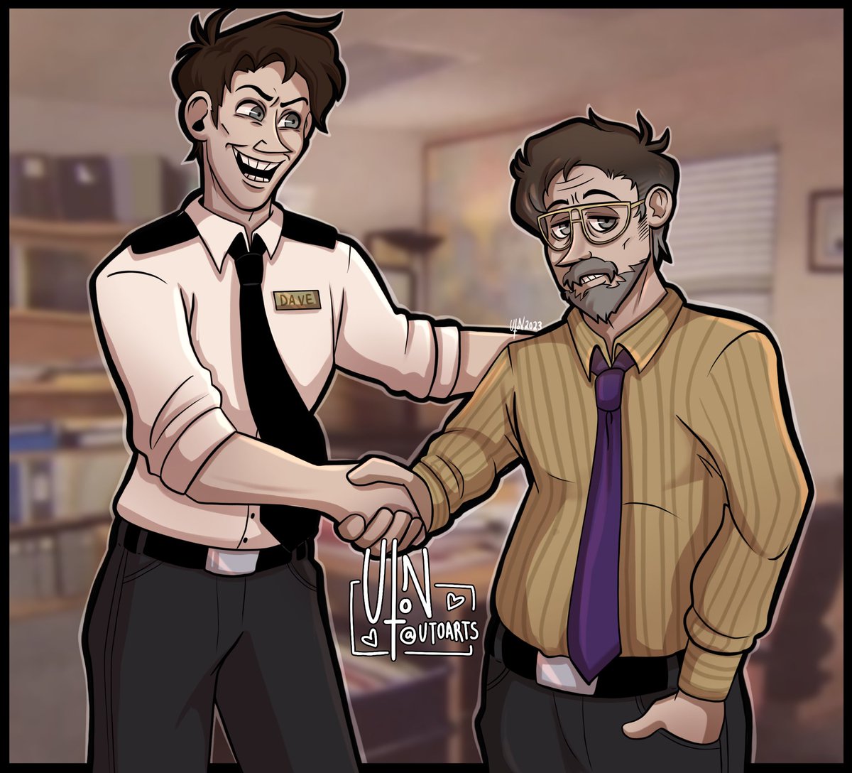 “ITS YOUR PROBLEM NOW, STEVE—!!” - Silver eyes Dave 2023

#fnaf #fivenightsatfreddys #davemiller #williamafton #steveraglan #purpleguy #aftonfamily #fnaffanart