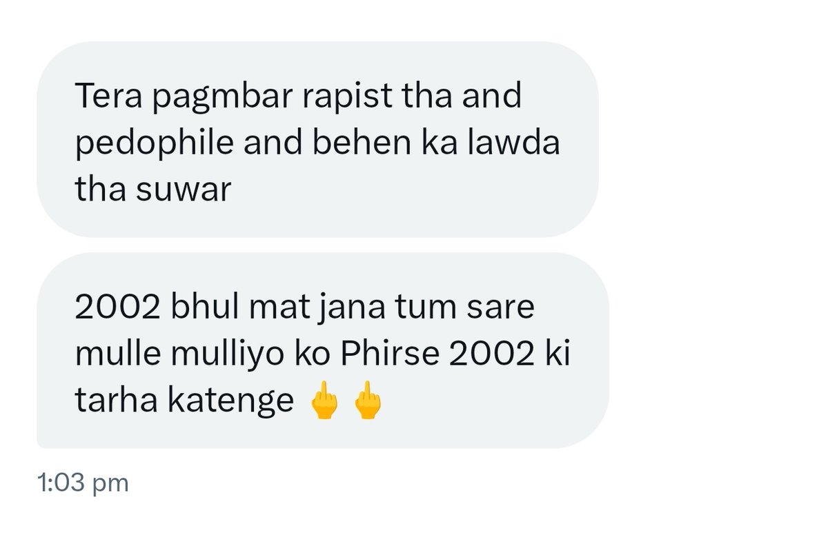 Yesterday, I didn't check my phone as I was busy, meanwhile they used my son to demean me, call him a terrorist and all. That post got deleted by X, fast forward I received a lot of threats, just letting you know I am quite okay, Alhamdulillah because sub humans always stoop low,