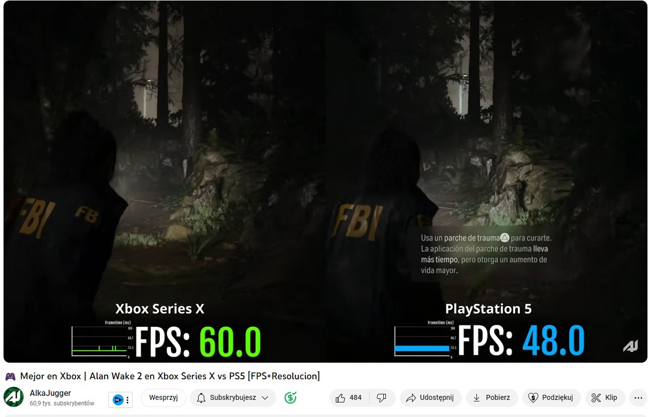 Alan Wake 2 terá Modo Performance no PS5 e Xbox Series X