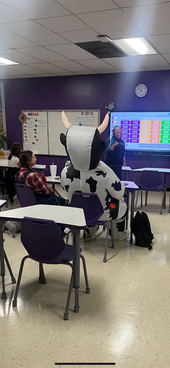 Just another exciting classroom walkthrough at RECHS!!